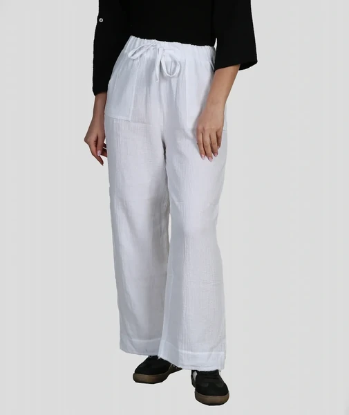 شلوار زنانه تاتینا - سفید