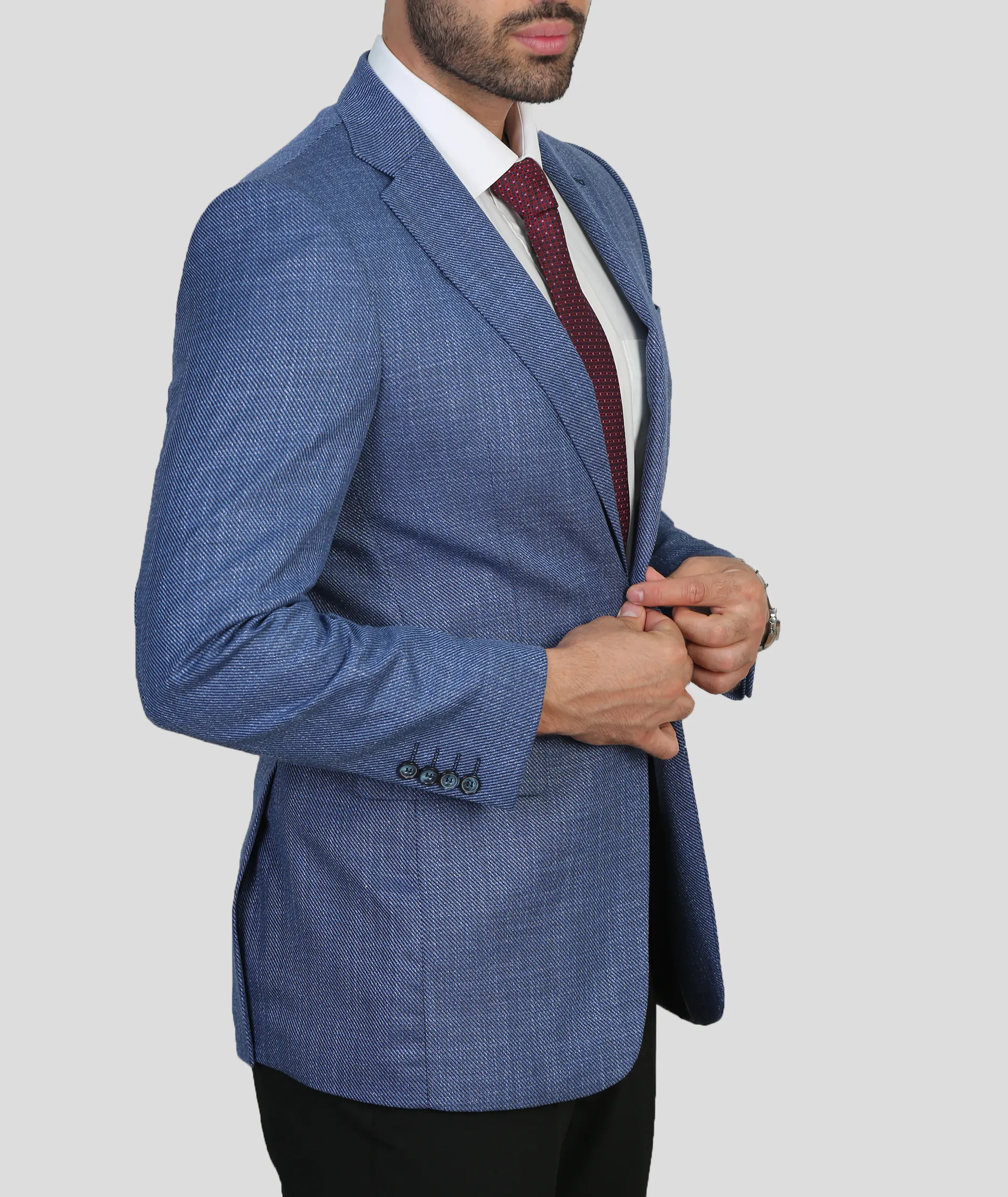  کت تک مردانه طرح دار دینارا