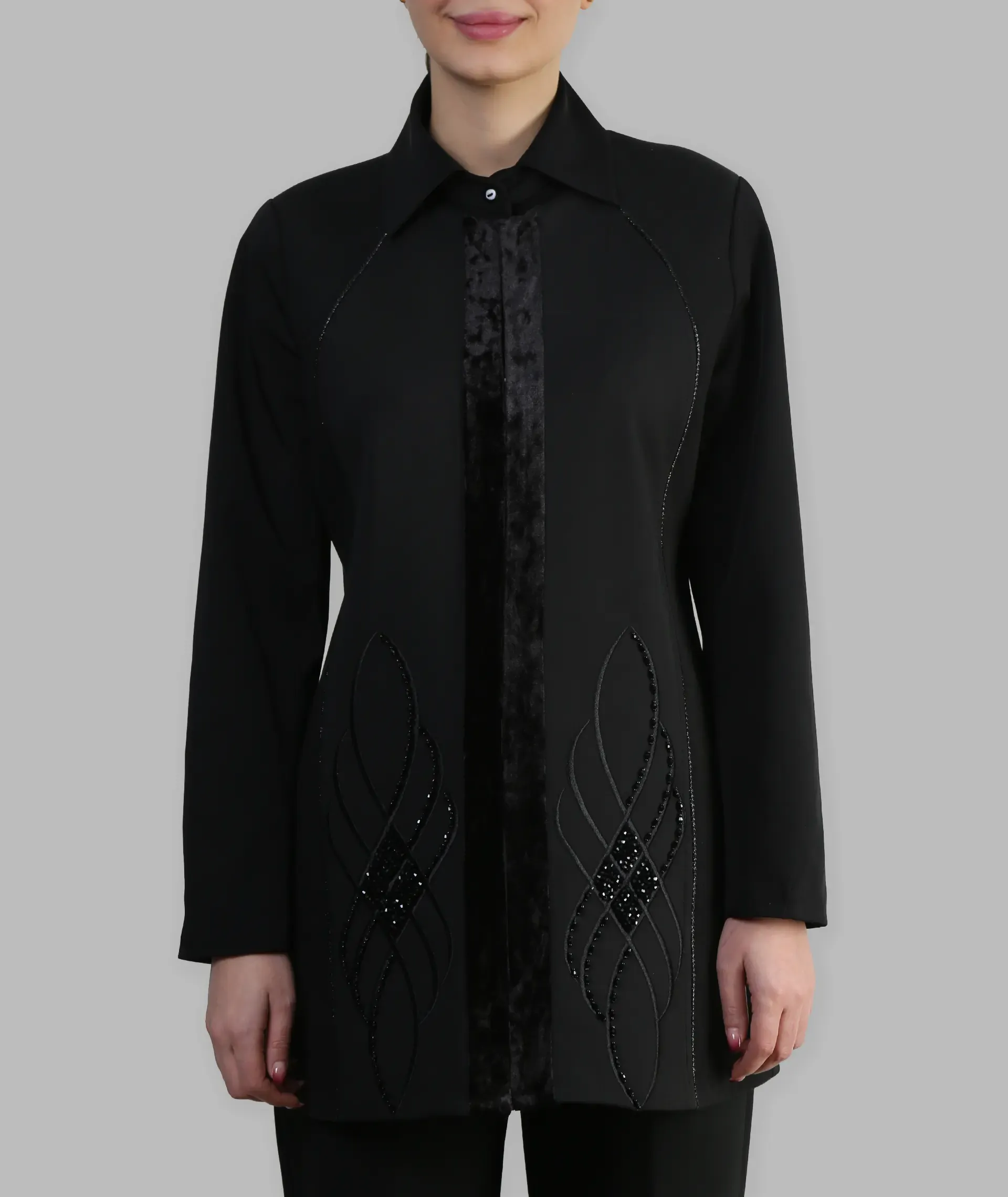 مانتو زنانه سنگدوزی  گیلدا