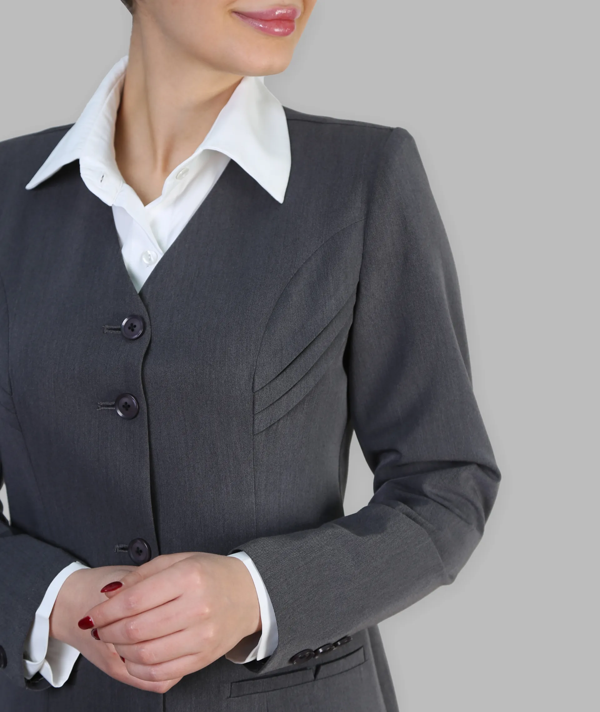 مانتوشلوار یقه هفت  اداری زنانه  ایرسا