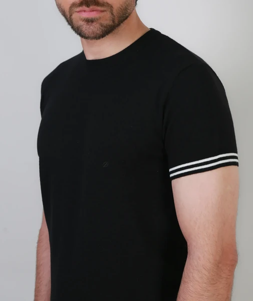 تیشرت بافت مردانه بیسکوئیتی
